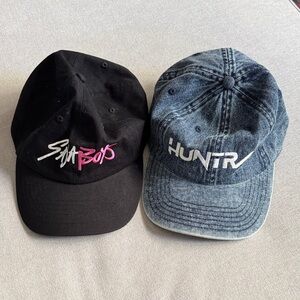 K-pop Demon Hunters saja boys Black and huntrx Denim Baseball Caps